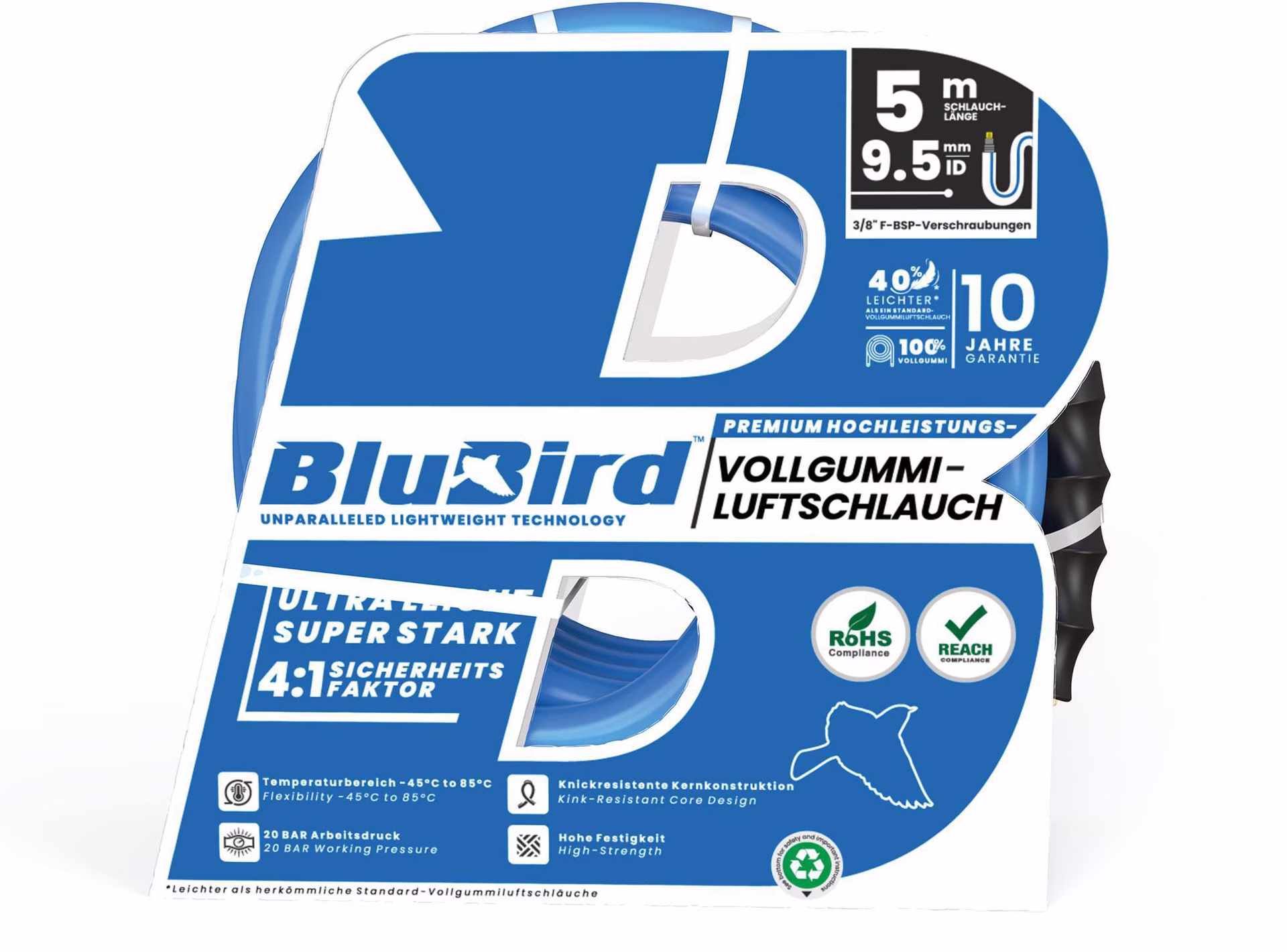 Werkstattschlauchset BluBird ID AD Schnellver.Kup.