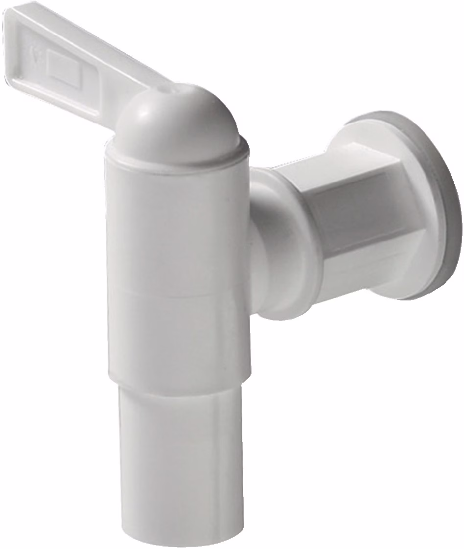 Ablaufhahn Ku.weiß 19,05 (¾Zoll)mm