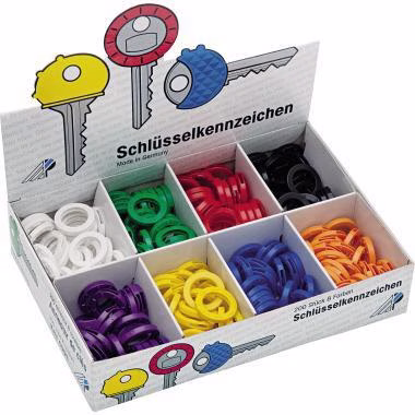 Schlüsselkennring 2628008 Kunststoff sortiert 200 St./Pack.