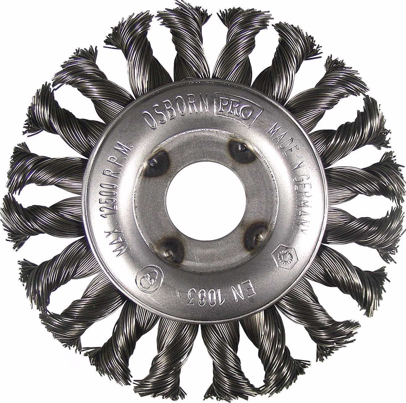 Rundbürste D.125mm Drahtstärke 0,35mm STA 13mm
