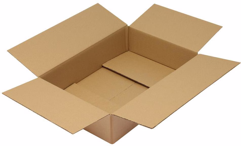Faltkarton 2-wellig Maße 600x400x130mm Qualität 2.30BC braun