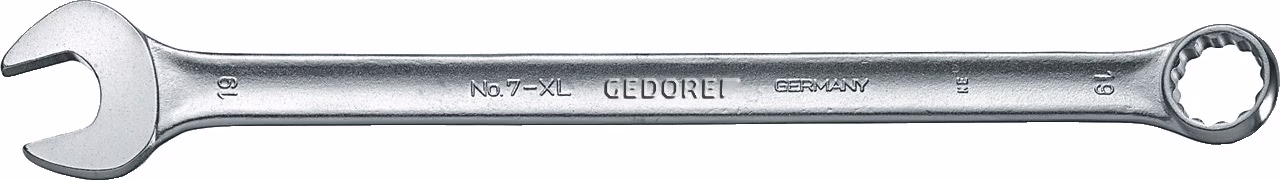Ringmaulschlüssel 7 XL SW Form A ext.lang CV-Stahl