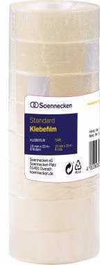Klebefilm 5847 19mmx33m transparent 8 St./Pack.