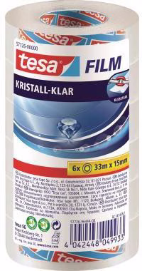Klebefilm 57726-00000-01 15mmx33m kristallklar 6 St./Pack.