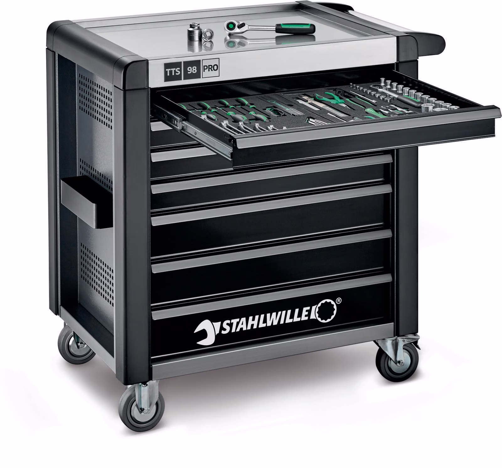 Werkstattwagen 98/7 PRO B651xT1001xH1020mm 1400kg 7 Schubl.