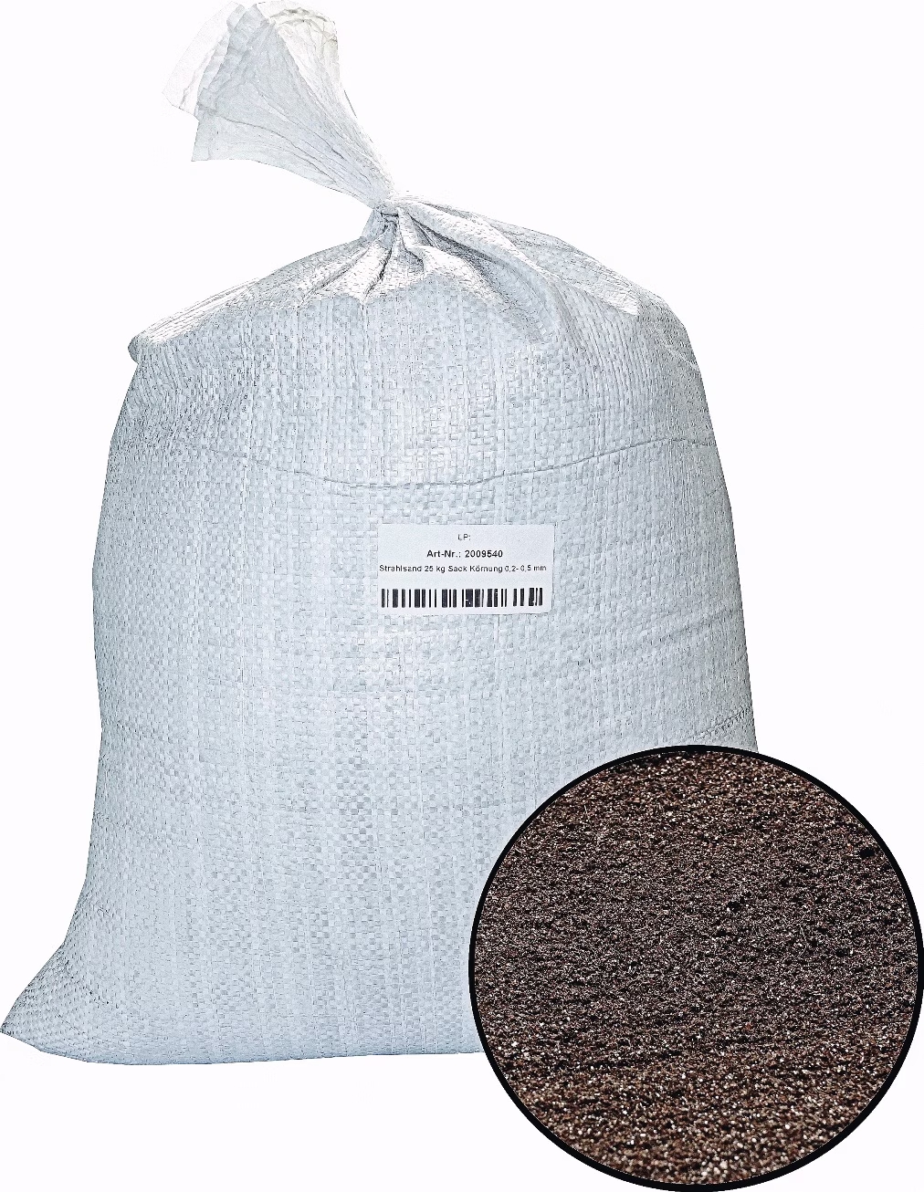 Strahlsand Sack a.25kg 0,2-0,5mm