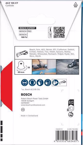 Segmentsägeblatt EXPERT ACZ 105 ET MultiMaterial D.105mm Starlock 1 St./VE