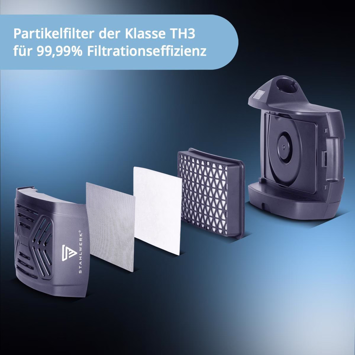 Automatik-Schweißhelm MASTER AIR Frischluftsystem TH3