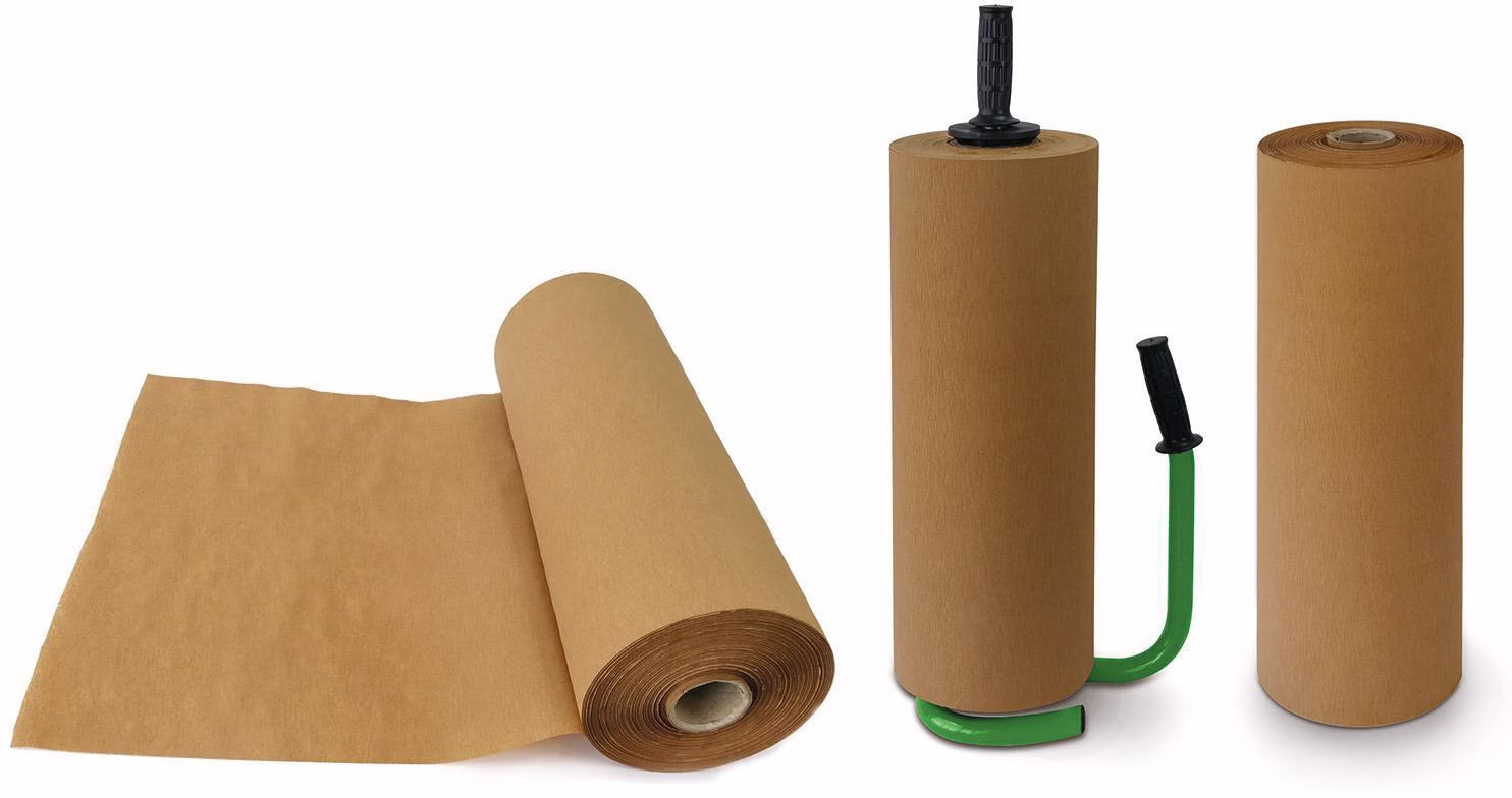 Handstretchfolie PaperStretch Breite 500mm Länge 150m Papier braun