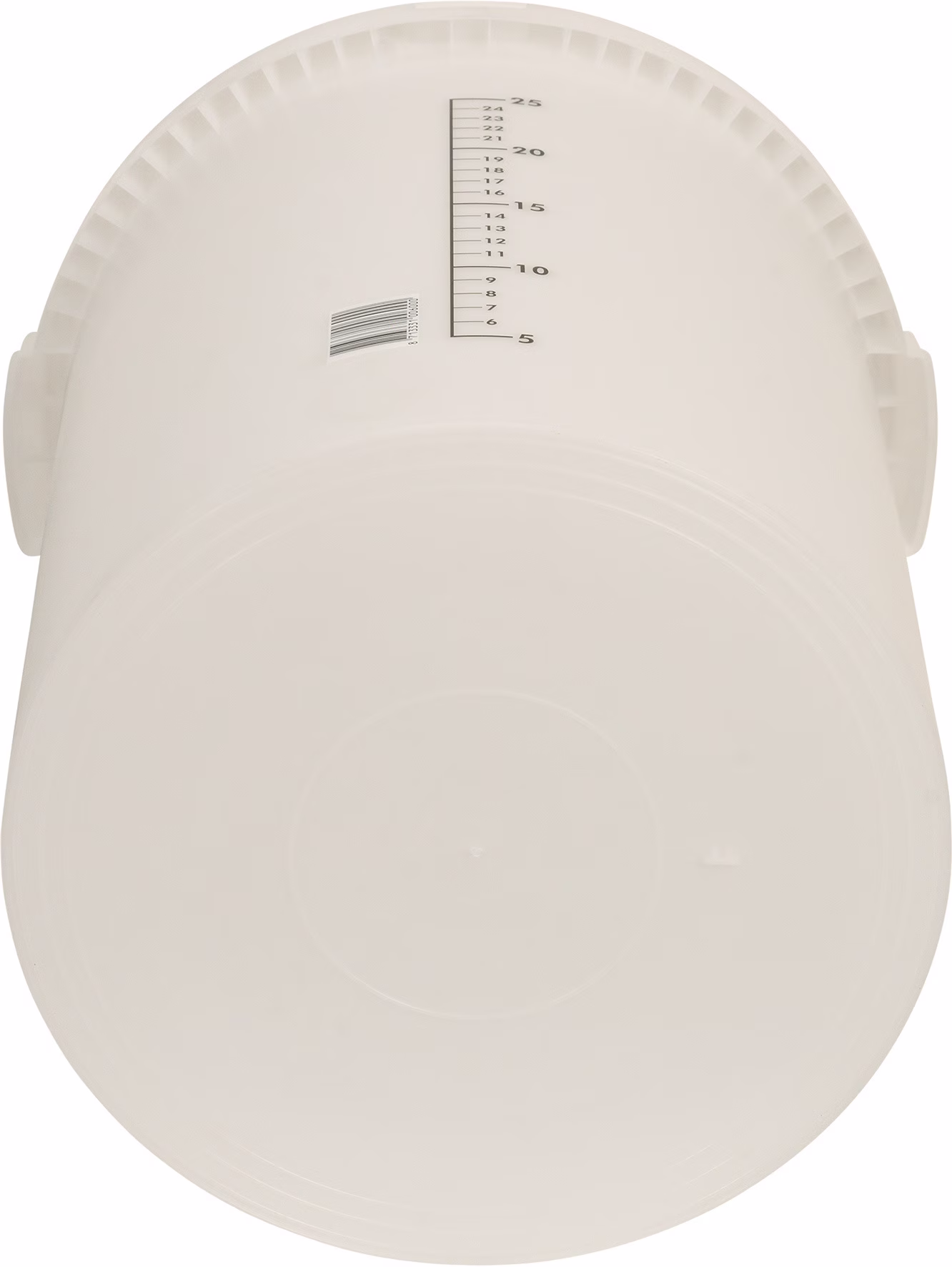 Anrühreimer GRIPLINE-O 30l 25 Liter-Skala weiß